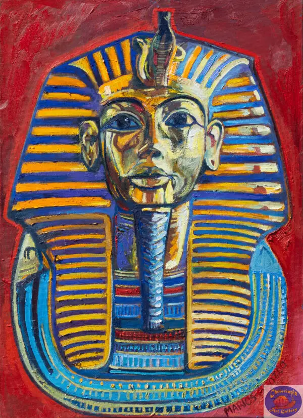 Tutakhamon, 65X90 CM, Oil on canvas, Marios Orozco, Christiania Art Gallery