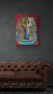 Tutakhamon, 65X90 CM, Oil on canvas, Marios Orozco, Christiania Art Gallery