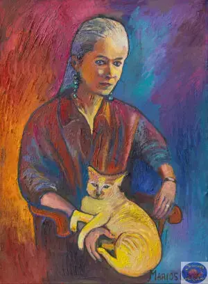 Dorlies Schapitz, 92X125 CM, Oil on canvas, Marios Orozco, Christiania Art Gallery