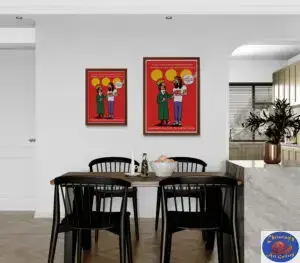 C25 Poster, Sizes A1+ & A2+, Photo Luster Paper, Christiania Art Gallery