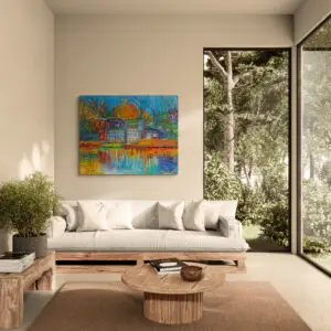 Autumn Bliss, 125X100 CM, Oil on canvas, by Marios Orozco, Christiania Art Gallery