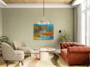 Autumn Bliss, 125X100 CM, Oil on canvas, by Marios Orozco, Christiania Art Gallery