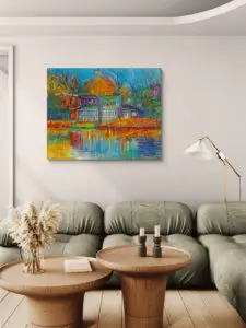 Autumn Bliss, 125X100 CM, Oil on canvas, by Marios Orozco, Christiania Art Gallery