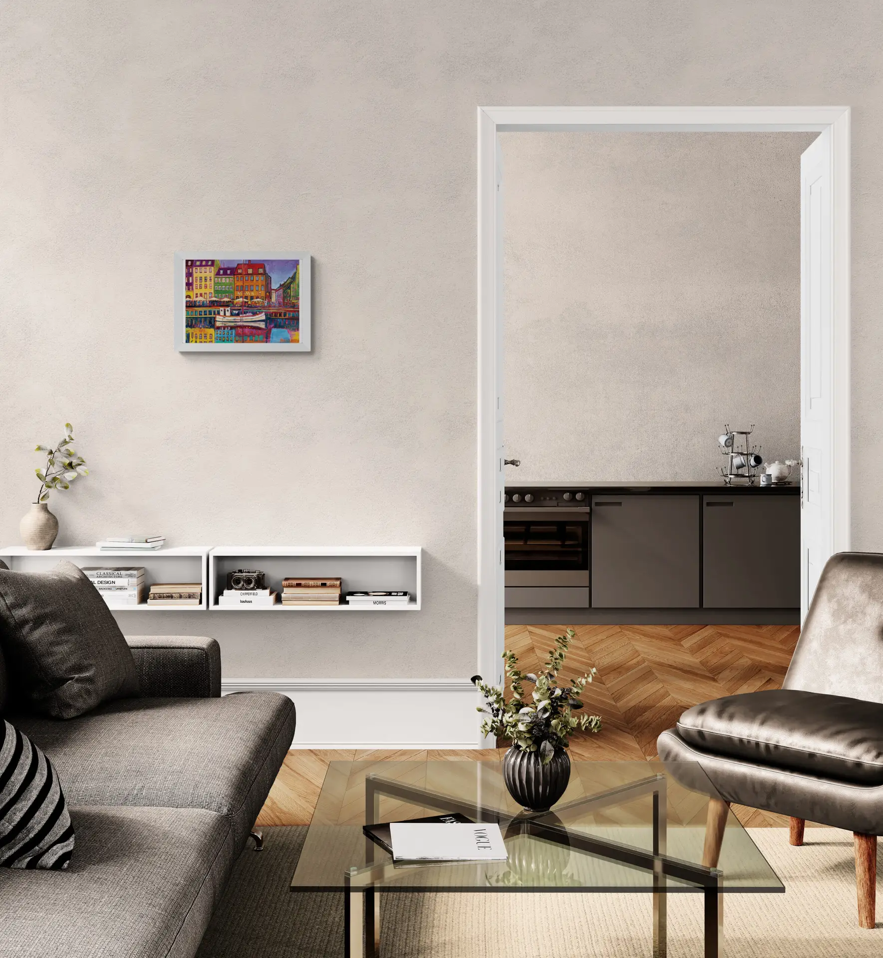 B26 Poster, Size A3+ Photo Luster Paper, Christiania Art Gallery