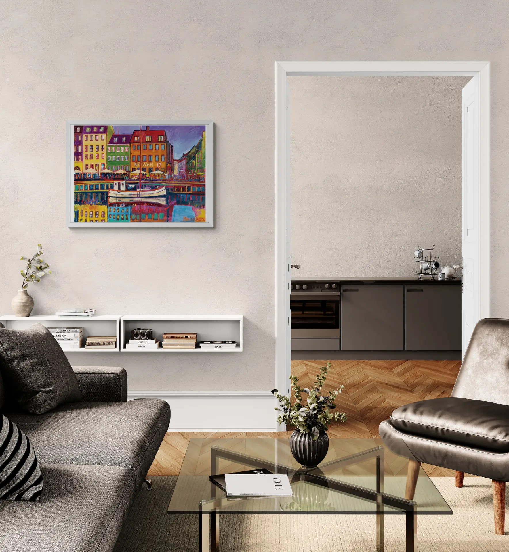 B26 Poster, Size A1+ Photo Luster Paper, Christiania Art Gallery