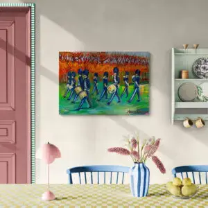 The King's Guard, 100X70 CM, Oil on canvas, By Marios Orozco, Christiania Art Gallery