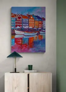 Pink Delight, 60X80 CM, Oil on canvas, By Marios Orozco, Christiania Art Gallery