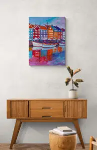 Pink Delight, 60X80 CM, Oil on canvas, By Marios Orozco, Christiania Art Gallery