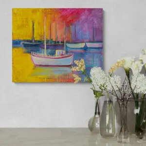 Goodmorning, 60X50 CM, Oil on canvas, By Marios Orozco, Christiania Art Gallery
