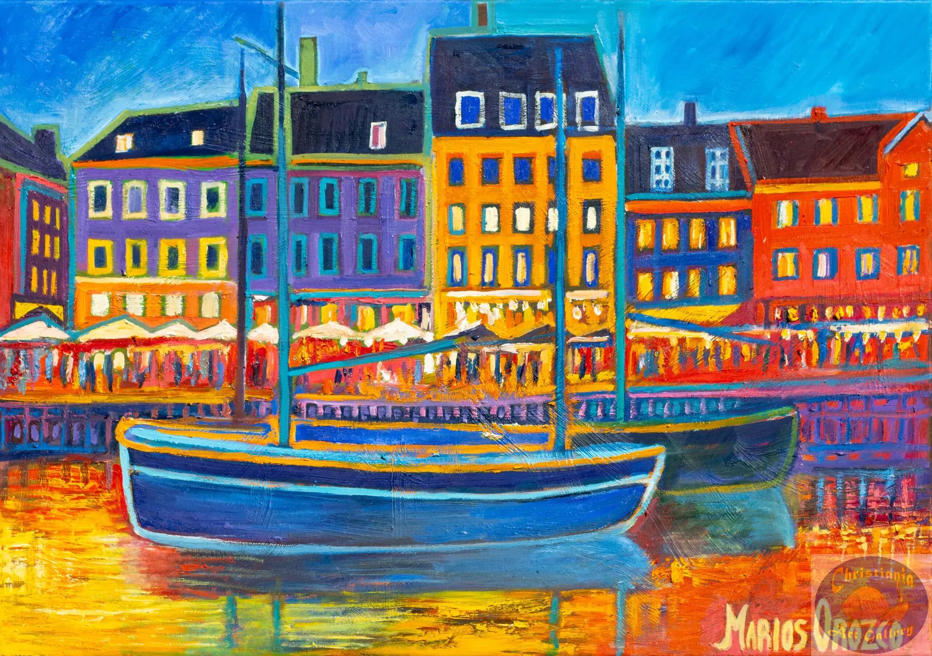 Red Summer Evening - Christiania Art Gallery