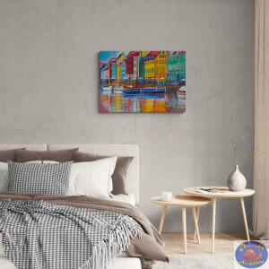 Nyhavn Good Times, 100X70 CM, Oil on canvas, Marios Orozco, Christiania Art Gallery