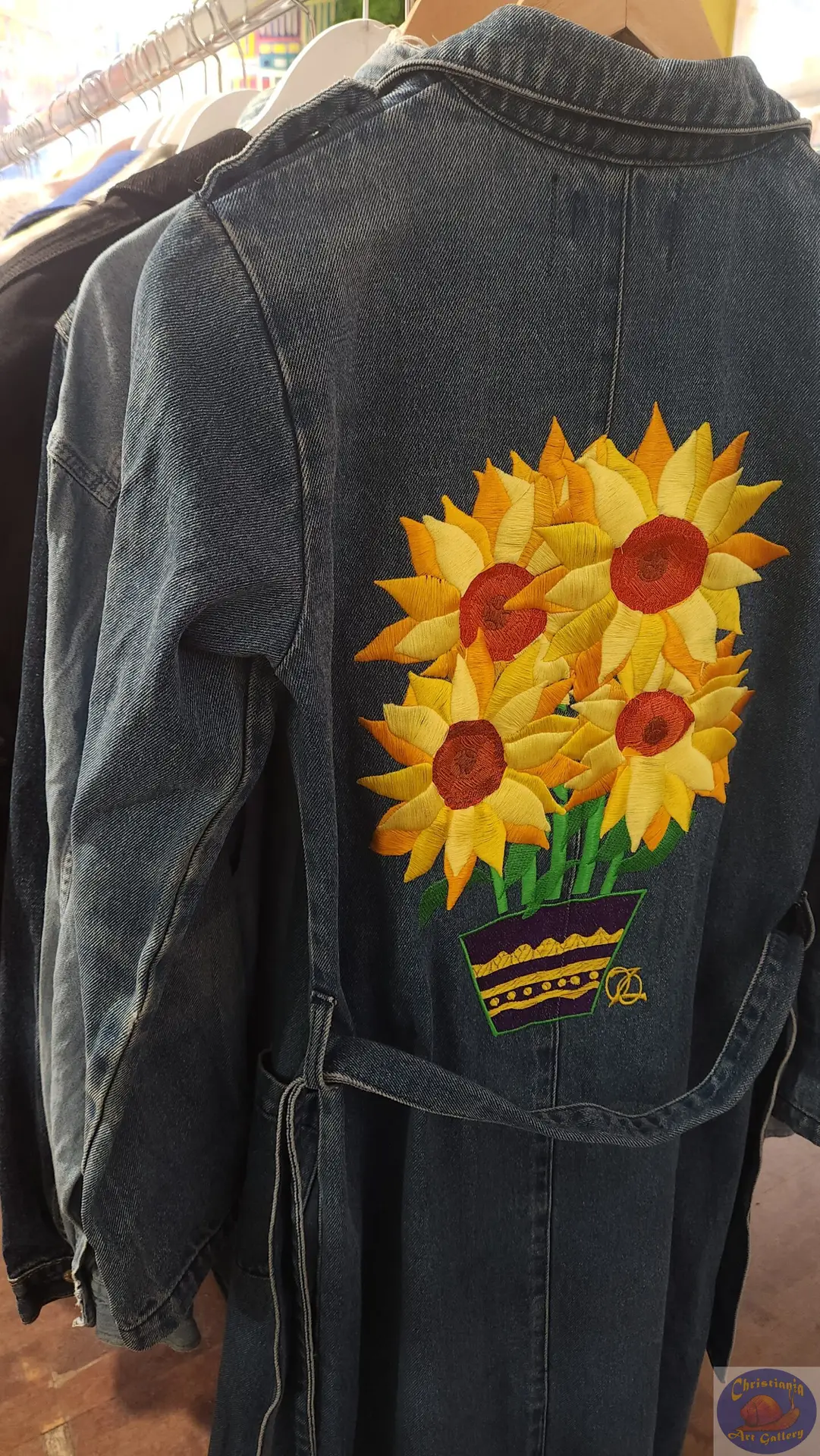 A Pot of Sunflowers, OZO Artwear, By Stephanie Orozco, Christiania Art Gallery