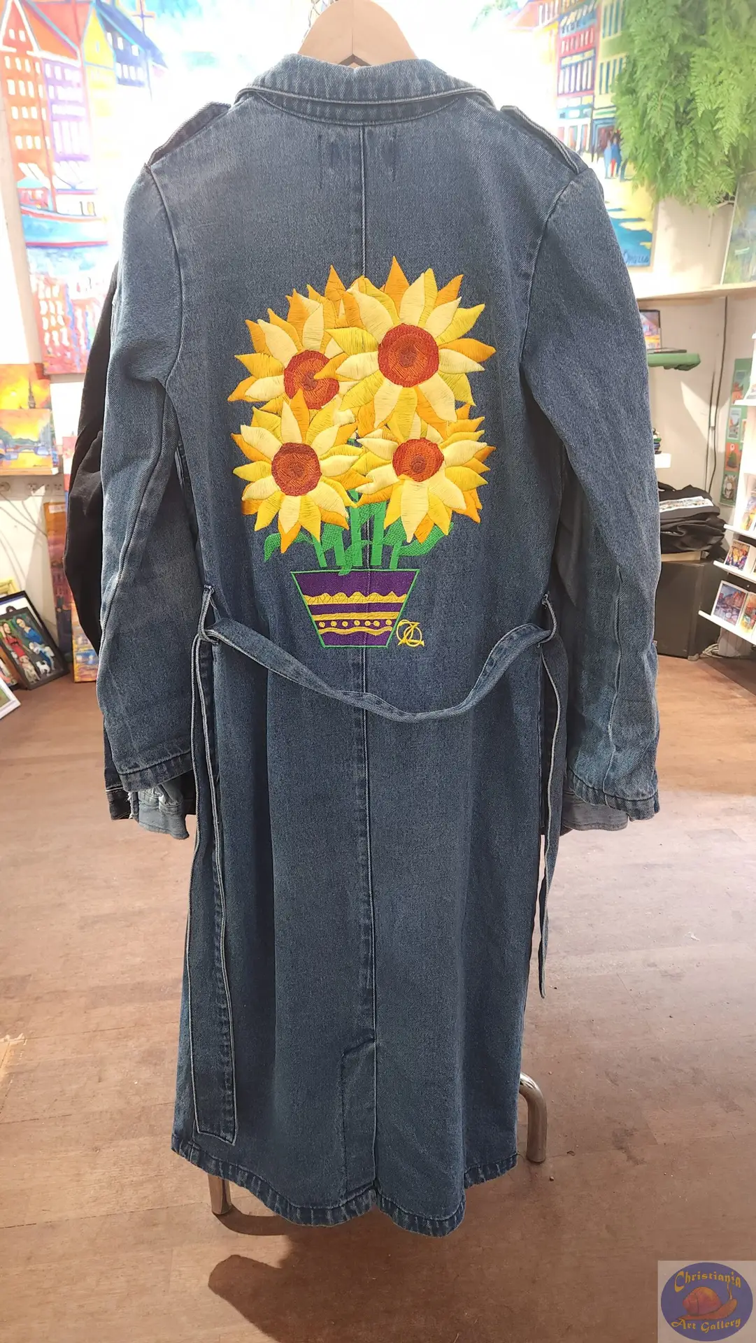 A Pot of Sunflowers, OZO Artwear, By Stephanie Orozco, Christiania Art Gallery