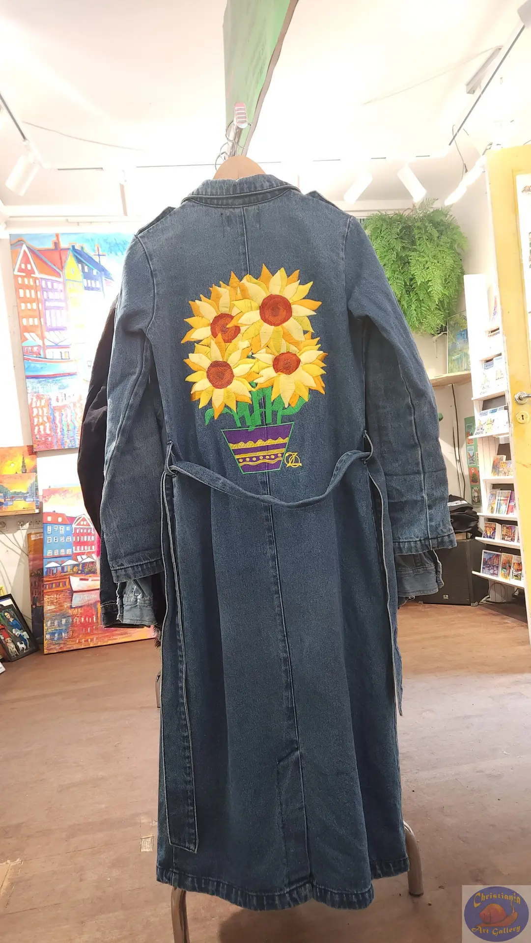 A Pot of Sunflowers, OZO Artwear, By Stephanie Orozco, Christiania Art Gallery