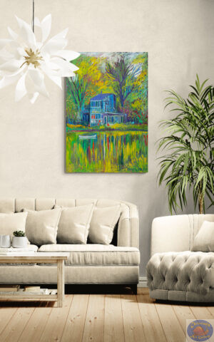 Green Spring, 125X85 CM, Oil on canvas, By Marios Orozco, Painted in October 2025, Christiania Art Gallery