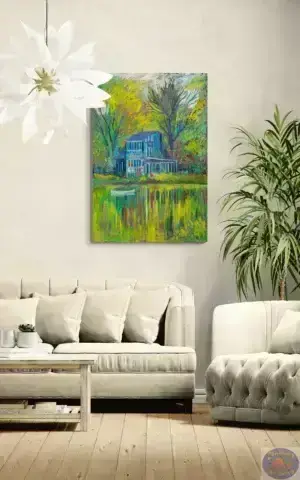 Green Spring, 125X85 CM, Oil on canvas, By Marios Orozco, Painted in October 2025, Christiania Art Gallery