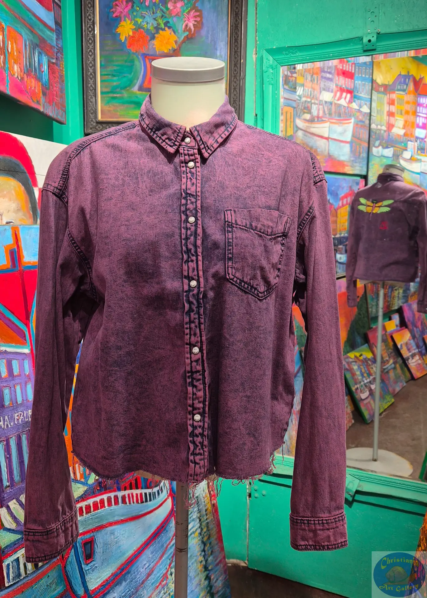 Purple Dragonfly, OZO Copenhagen Artwear, Art & Design by Marios & Stephanie Orozco