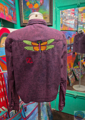 Purple Dragonfly, OZO Copenhagen Artwear, Art & Design by Marios & Stephanie Orozco