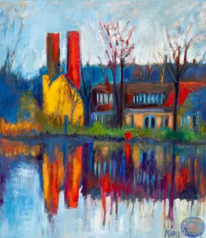 Morning Light Syddyssen, 105X120 CM, Oil on canvas, By Marios Orozco, Painted in April 2026, Christiania Art Gallery