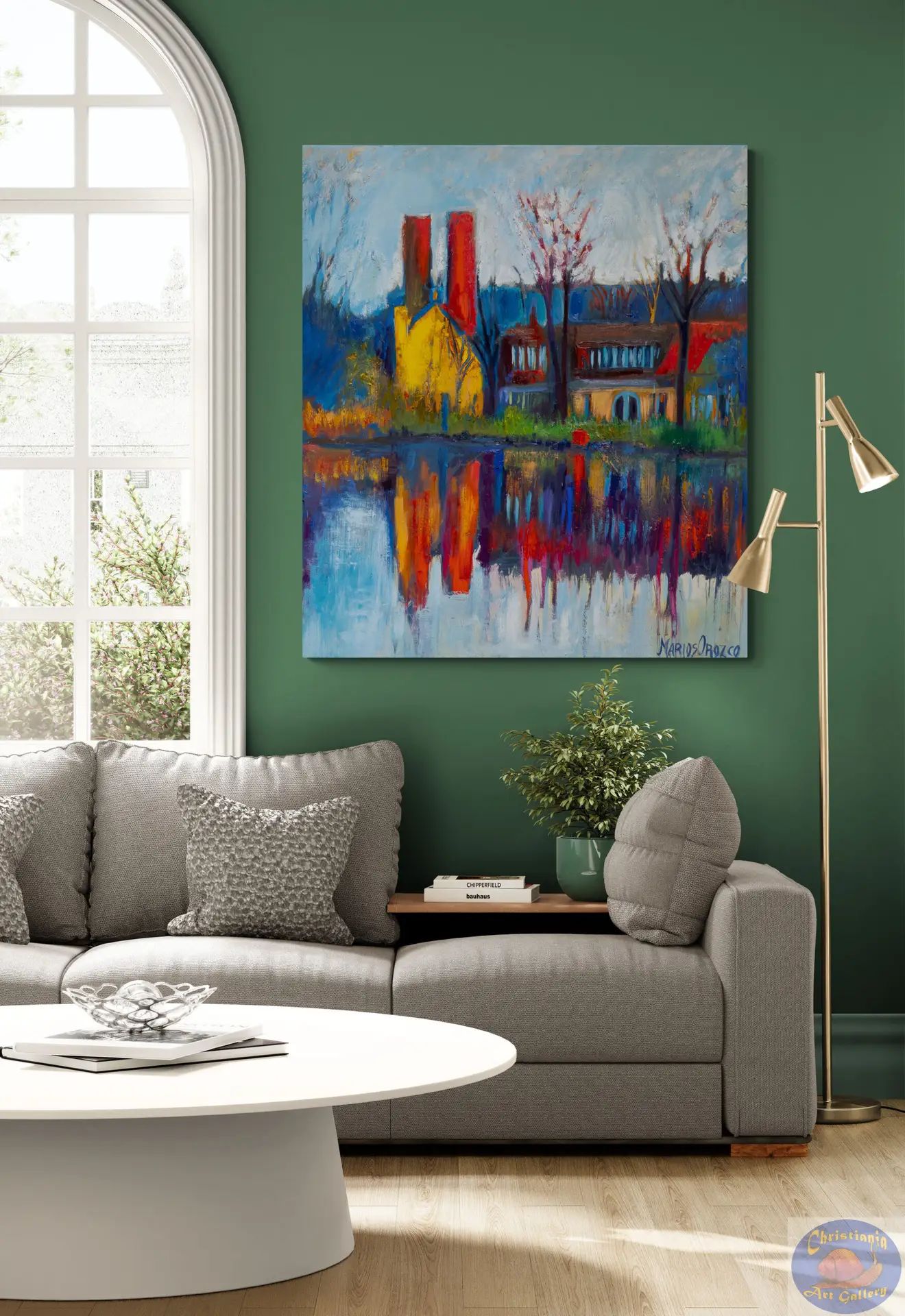 Morning Light Syddyssen, 105X120 CM, Oil on canvas, By Marios Orozco, Painted in April 2026, Christiania Art Gallery