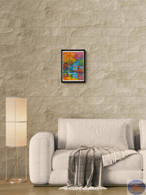 C31 Poster A3 size-Salmon Colored Morning