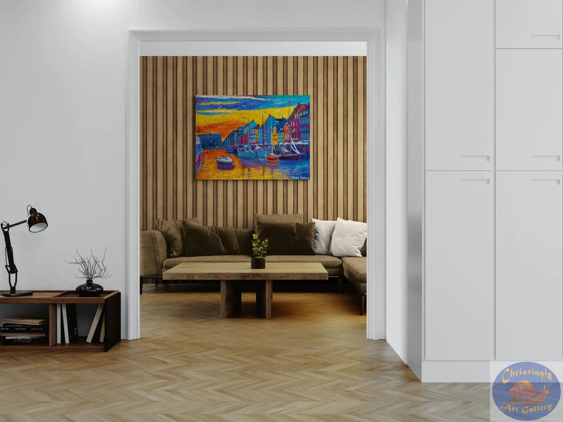 The Hottest Day, 135X100 CM, Oil on canvas, By Marios Orozco, Painted in July 2026, Christiania Art Gallery