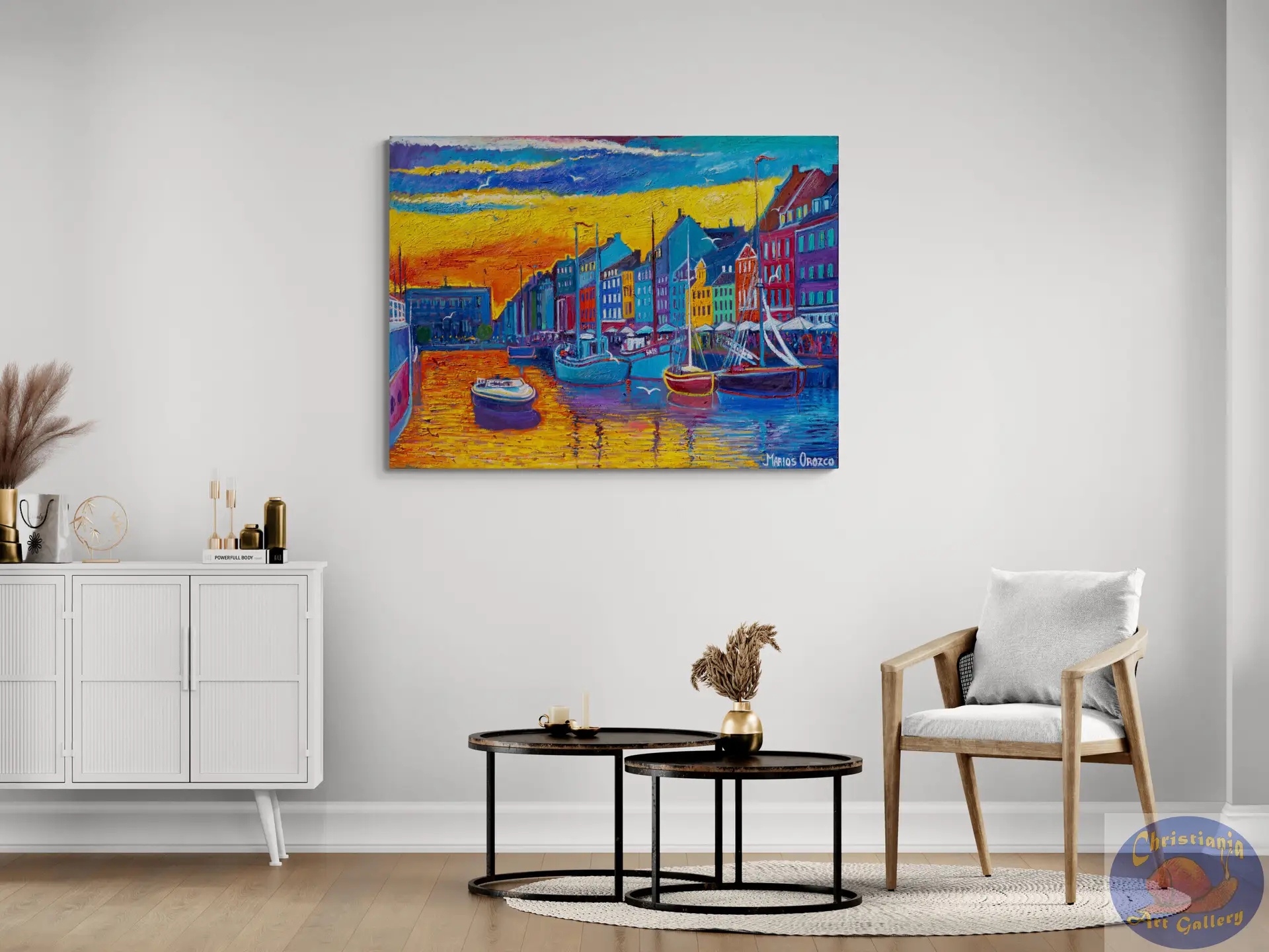 The Hottest Day, 135X100 CM, Oil on canvas, By Marios Orozco, Painted in July 2026, Christiania Art Gallery