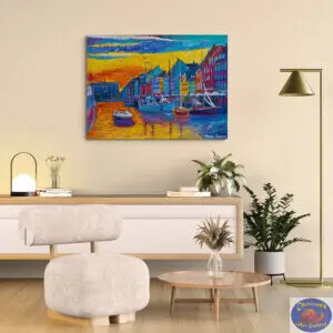 The Hottest Day, 135X100 CM, Oil on canvas, By Marios Orozco, Painted in July 2026, Christiania Art Gallery