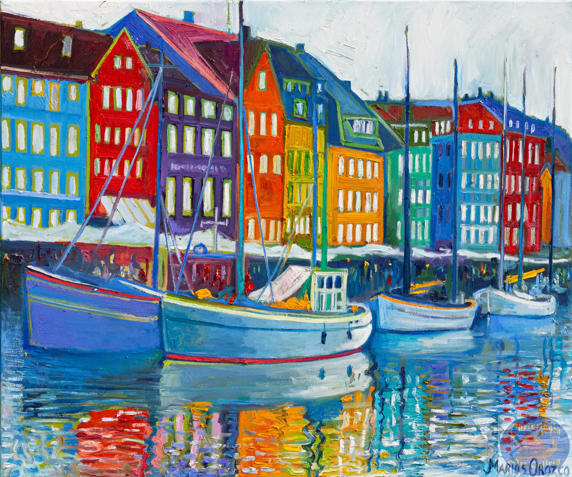 Pale Morning, 120X100 CM, Oil on canvas, By Marios Orozco, Painted in September 2026, Christiania Art Gallery