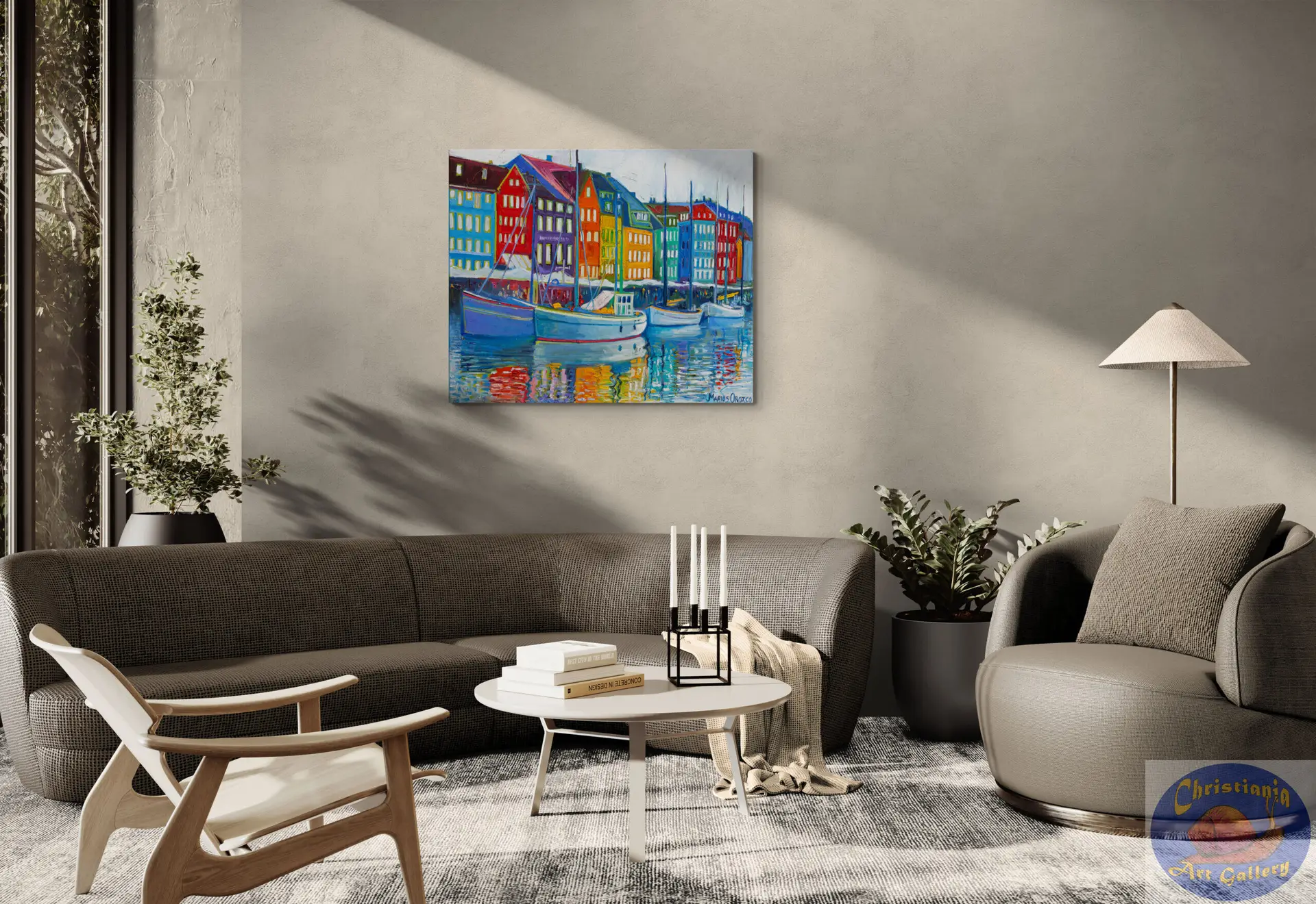 Pale Morning, 120X100 CM, Oil on canvas, By Marios Orozco, Painted in September 2026, Christiania Art Gallery
